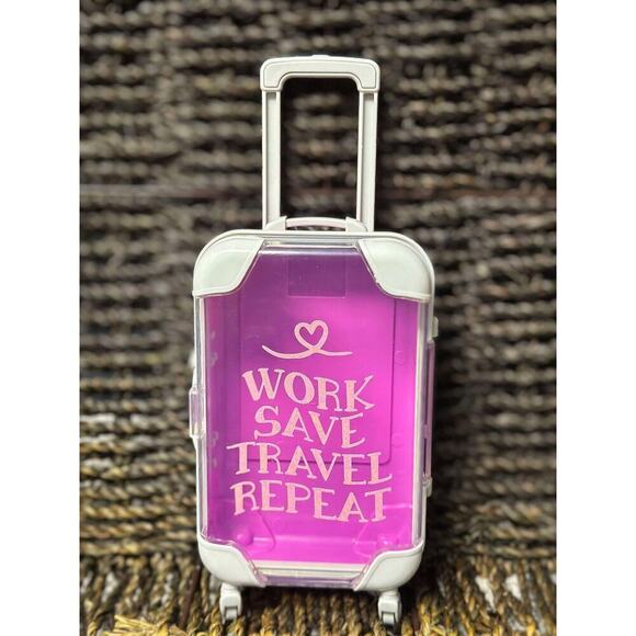Pink Work Save Travel Repeat Mini Luggage - Picture 1 of 1
